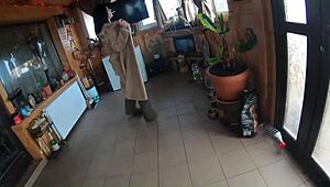 Cheating wife dances with husband's friend!