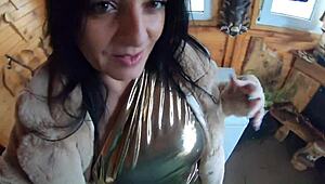 Cheating wife dances with husband's friend!