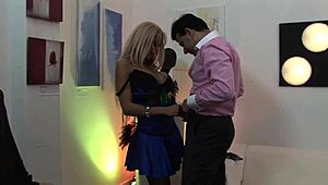 Elegant Blonde Milf With Big Tits Fucked On Coach