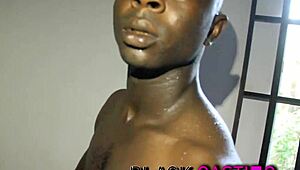 tanzanian teen swallowing her boyfriend's black dick intensely