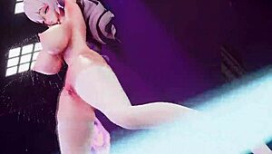 Cavaleira vadia dança mmd