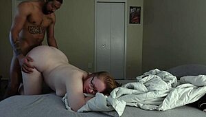 Step sis creams from rough BBC pounding