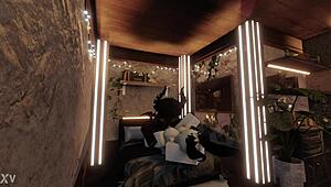 My bunny hg needed help but really wanted me to fuck her with demon dick.