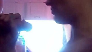 The beautiful Canadian brunette milf gets face fucked while bored