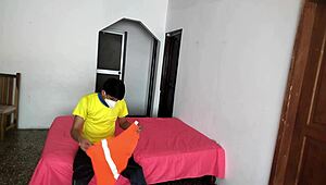 Unfaithful woman calls her neighbor to fuck her next to him