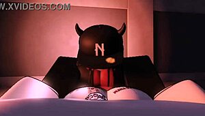 punishing the annoying girl as a roblox bot.