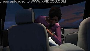 Franklin bangs hooker in car during GTA 5 mission!