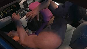 Franklin bangs hooker in car during GTA 5 mission!