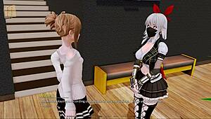 Exploring the harem hotel in this game episode 212