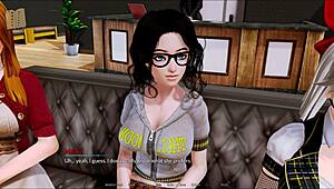 Exploring the harem hotel in this game episode 212