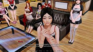 Exploring the harem hotel in this game episode 212