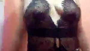 Aurora Estelar Shows Off Her Curvy Body In The Bathroom