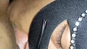 stepson found me in lingerie and licked my ass and pussy 😈