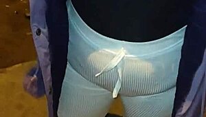 i meet a mature prostitute on the street and she drains my cock completely