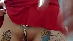 Big tits and all my pussy piercings check out my other videos amateur sideshow suspension acts stretching my piercings and holes 😍