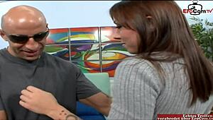 Tattooed Brunette Teen 18+ Shoots First Porn!