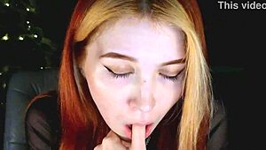 Look How I Suck My Thumb While Worshiping Ass and Tits!