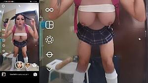 futanari trap probando filtros grandes tetas