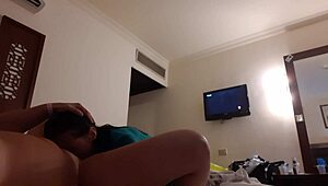 WELL FUCKED MY GIRLFRIEND IN THE MOUTH IN THE HOTEL ROOM - LESBIAN ILLUSION GIRLS?