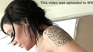 Small horny floozy intensely enjoys sucking and fucking big dick