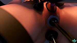 mercy gets made to cum repeatedly and impregnated by dominant ai