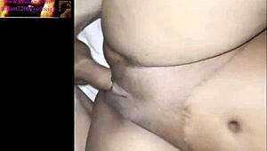 Yo, watch this tattooed ebony baddie clap her big ass on my cuck like a pro