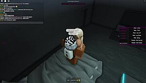 백인 여자가 BBC 받아