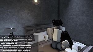 Teaching her a sexy lesson in roblox for making me wait 😏