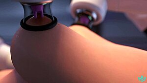 mercy gets made to cum repeatedly and impregnated by dominant ai