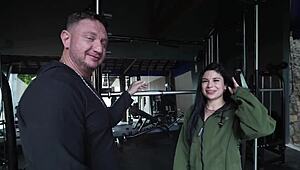 Feeling excited as two guys want to fuck me at the gym