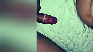 Playing at 4:20 AM with my friend's husband's cock in homemade fun. Horny ass creampie action explodes!