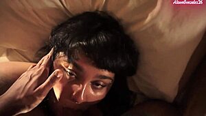 spanish european not sister gets facial after face fucking