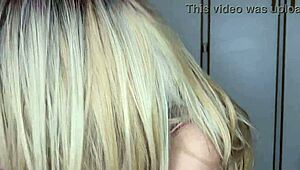 Sucking a fan's cock for a new homemade video