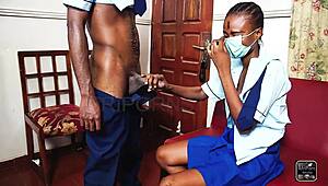 two students fucking hot in the staff office after school 😍🔥