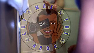 Audrina, suck that big black cock deeper! She handles my monster in backseat POV until I cum hard outdoors