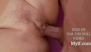 Julia Robbie feels the intense pleasure of Asian dick during gym workout.