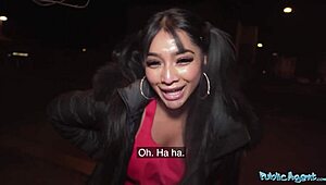 Public agent sexy asian with fantastic tits and ass seduced by his rizz