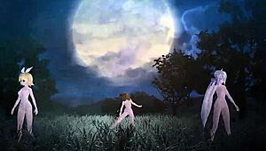 kagamine rin meiko haku knife project diva nude mod