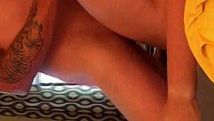 Cheating BBW girlfriend takes creampie!