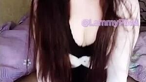 big ass lammy pixel shakes sexy in dorm