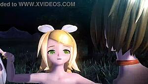 kagamine rin meiko haku knife project diva nude mod