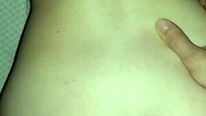 cumming on wife's back in doggystyle position