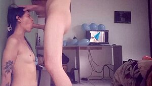 Pinning My Bitch Against The Wall For Throat Fucking!