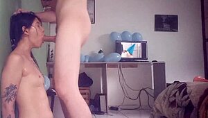 Pinning My Bitch Against The Wall For Throat Fucking!