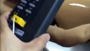 Intense quality testing of sexy fuck doll