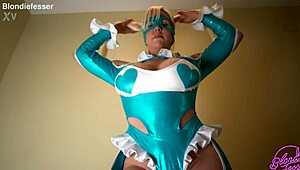 Rainbow Mika Talks Dirty While Stripping With Blondie Fesser!