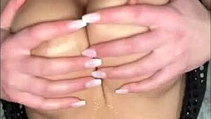 Petite College Girl Flexes Big Tits And Ass