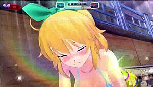 garotas molhadas no parque aquatico fodase senran kagura anime hentai