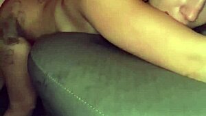 slim thick streetwalker rides in backseat and gets cumshot on ass