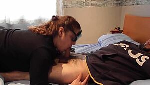 Housewife Swallows Neighbor's Cum In Mouth